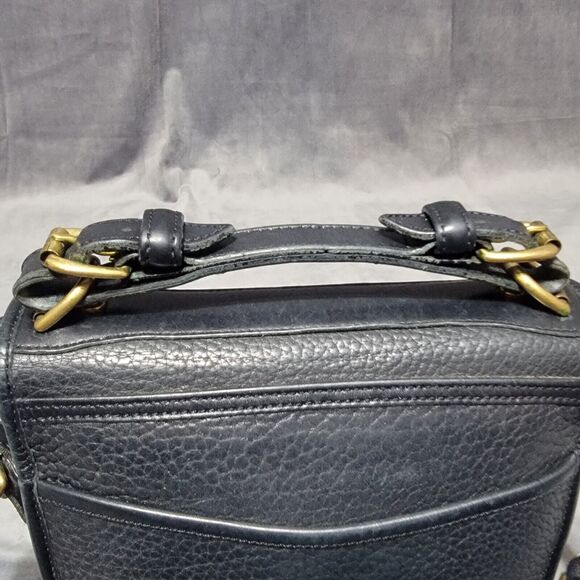 VTG Dooney & Bourke All Weather Leather Carrier Crossbody Purse - Picture 9 of 16